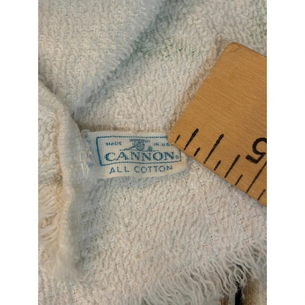 Vintage Cannon Doctor Dolittle Beach Towel White Cotton Pushmi-Pullyu 35x18